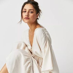 free people Blue Mist Maxi Dress M/L